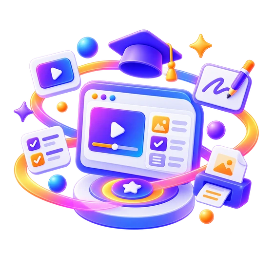 Wistudi native learning tools working together