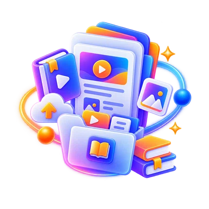 Content library icon
