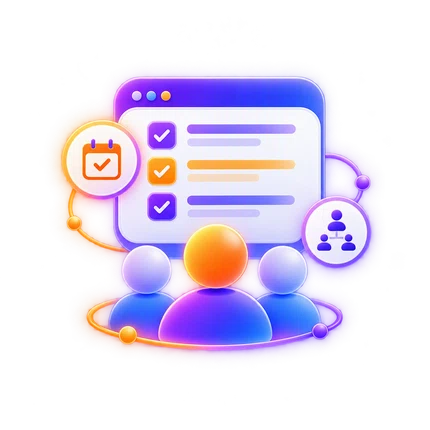 Permissions and management icon
