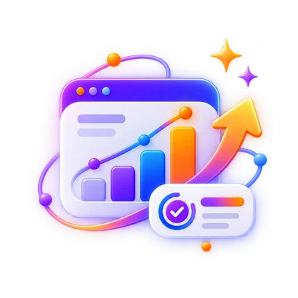 Reporting and analytics icon